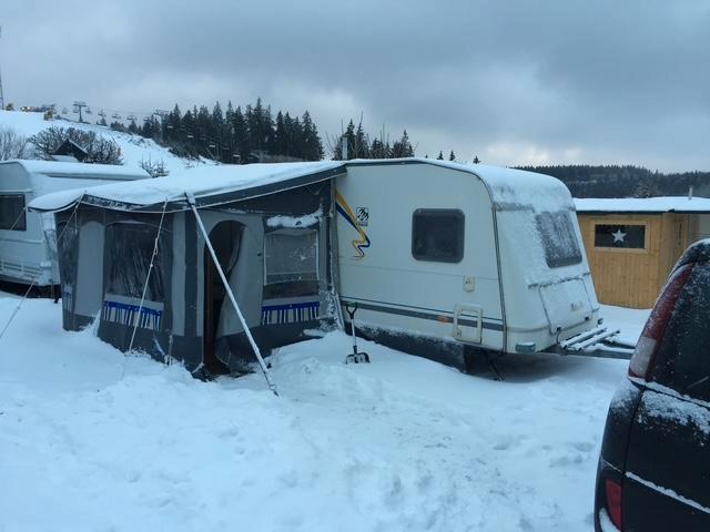 Wintervoortent, Caravans en Kamperen, Voortenten en Luifels, Gebruikt, Ophalen
