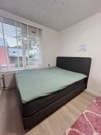 Boxspring IKEA Dunvik, Tweepersoons, Ophalen of Verzenden, Zo goed als nieuw, Grijs
