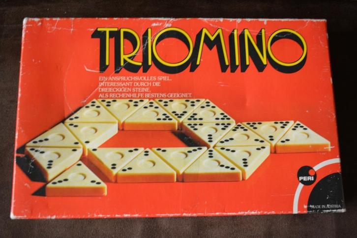 Triomino en Topminos, Hobby en Vrije tijd, Gezelschapsspellen | Bordspellen, Gebruikt, Verzenden