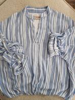 Mosh Mosh blouse tuniek licht blauw / wit mt M, Ophalen of Verzenden, Zo goed als nieuw, Blauw