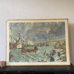 Schoolplaat Landing van prins Willem III bij Brixham, 1688, Ophalen, Geschiedenis