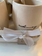 Rivièra Maison koffie/thee set met houder landelijke stijl, Ophalen of Verzenden, Zo goed als nieuw, Overige stijlen, Overige typen