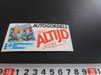 sticker VVN Autogordels altijd Veilig Verkeer Nederland, Ophalen, Zo goed als nieuw, Bedrijf of Vereniging