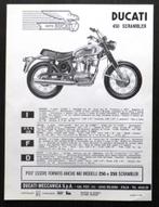 Originele folder Ducati 450 Scrambler - circa 1972, Motoren, Verzenden, Ducati