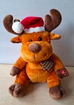 Kerstbeer met geluid en beweging, Verzamelen, Beren en Cherished Teddies, Ophalen of Verzenden, Zo goed als nieuw, Stoffen beer