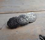 Vintage haarspeld - haarclip - met hiërogliefen / spijkersch, Ophalen of Verzenden, Gebruikt, Haarspeld