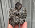 Almandien granaat in matrix, Zillertal, Oostenrijk, Verzamelen, Mineralen en Fossielen, Verzenden, Mineraal