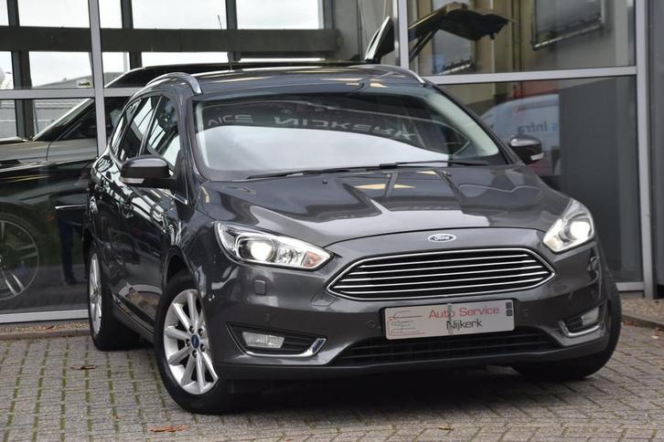 Ford Focus Wagon 1.0 Titanium Edition Airco Leder Xenon Pdc, Auto's, Ford, Bedrijf, Te koop, Focus, ABS, Achteruitrijcamera, Adaptive Cruise Control