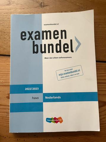 havo examenbundel Nederlands 2022/2023 beschikbaar voor biedingen