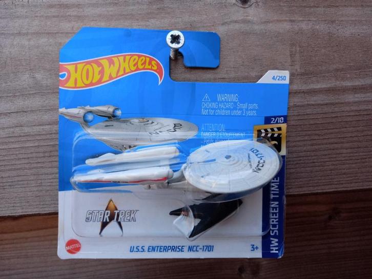 U.S.S Enterprise NCC-1701 Hotwheels Star Trek, Hobby en Vrije tijd, Modelauto's | Overige schalen, Nieuw, Overige typen, Ophalen