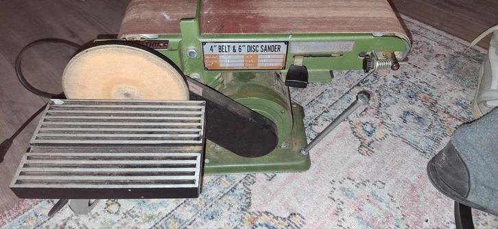 Huvema Bandschuurmachine & Schijfschuurmachine, Doe-het-zelf en Verbouw, Gereedschap | Schuurmachines, Gebruikt, Bandschuurmachine