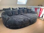 Luxe Velvet Fluffy Rib Loungebank Cozy Cinema NIEUW - Grijs, 250 tot 300 cm, Info@oosterbaanwonen.nl, Venus 31 8448CE Heerenveen
