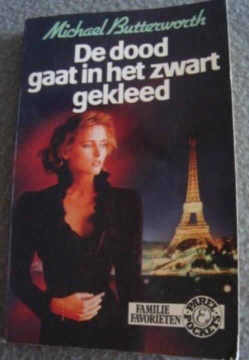 Boek De dood gaat in het zwart gekleed, Boeken, Thrillers, Gelezen, Nederland, Ophalen of Verzenden