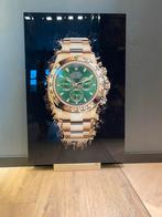 Rolex horloge plexiglas schilderij, Antiek en Kunst, Ophalen of Verzenden
