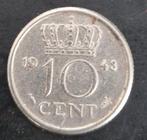 Nederland 1948 - 10 cent - Juliana - glz, Postzegels en Munten, Munten | Nederland, Ophalen of Verzenden, Koningin Juliana, 10 cent