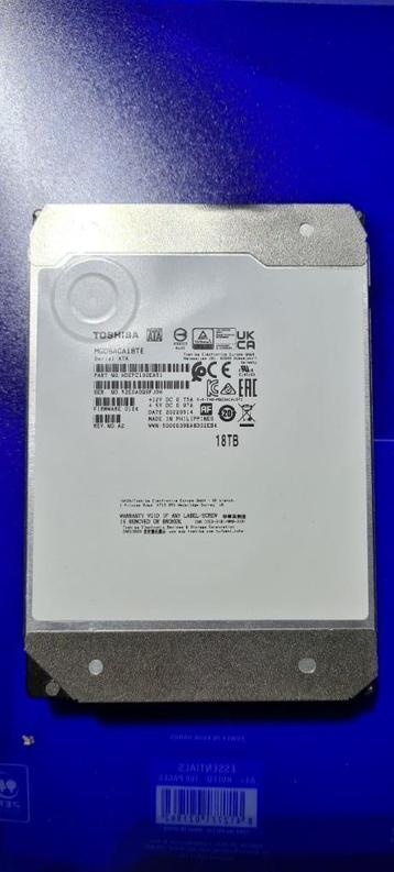 Toshiba MG09 18TB SATA HDD beschikbaar voor biedingen