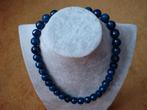 Agaat collier, Blauw, Nieuw, Ophalen of Verzenden, Steen of Mineraal