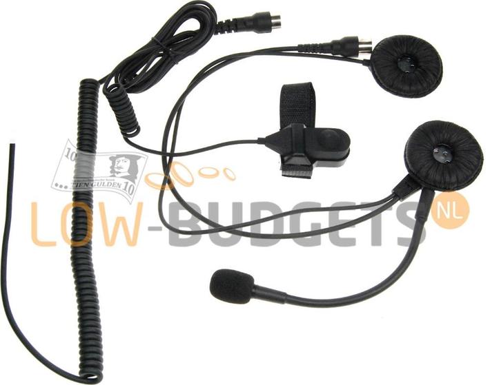 PRO 22 Motorhelm Speakermicrofoon Set met K-Plug, Auto diversen, Overige Auto diversen, Verzenden