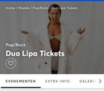 Gezocht 2 dua lipa staanplaatsen kaartjes ziggo dome, Twee personen, Juni
