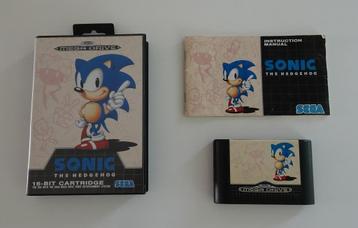 Sonic The Hedgehog compleet voor Sega Mega Drive beschikbaar voor biedingen