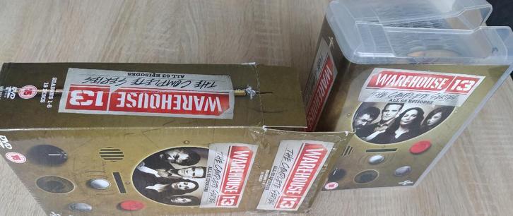 Warehouse 13 - Compleet (DVD BOX, ENGELS, NL Ondertiteling!), Cd's en Dvd's, Dvd's | Tv en Series, Zo goed als nieuw, Science Fiction en Fantasy