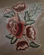 Strijkembleem bloemen, Ophalen of Verzenden, Nieuw