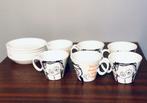 Set van 6 espresso bekers van Poul Pava Denemarken, Ophalen of Verzenden, Zo goed als nieuw, Overige stijlen, Kop(pen) en/of Schotel(s)