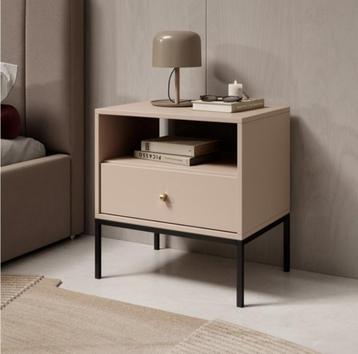 Nachtkastjes Morena beige Meubella beschikbaar voor biedingen