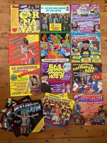 Jaren 70 carnaval hits carnavalsmuziek LP's cassettebandjes beschikbaar voor biedingen