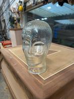 Glazen hoofd retro vintage., Ophalen of Verzenden, Zo goed als nieuw