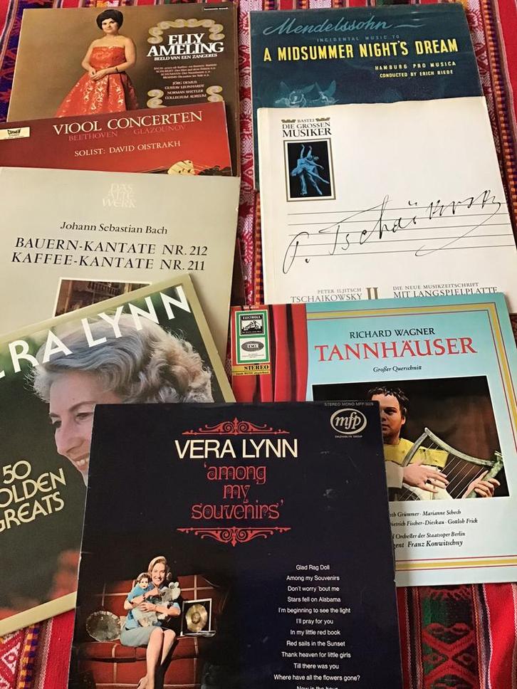 Verzameling van 20 x klassieke LP, Cd's en Dvd's, Vinyl | Klassiek, Zo goed als nieuw, Classicisme, Overige typen, 12 inch, Ophalen of Verzenden