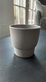 Bloempot taupe binnen, Ophalen, Rond, Binnen, Zo goed als nieuw