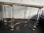 Glazen eettafel - 190x90cm - ZGAN, Antiek en Kunst, Antiek | Meubels | Tafels, Ophalen of Verzenden