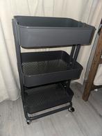 IKEA Raskog antraciet trolley roltafel, Ophalen of Verzenden, Zo goed als nieuw