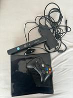 Xbox 360 slim 250GB met Kinect, controller en games, Met kinect, 250 GB, Met 1 controller, Ophalen of Verzenden
