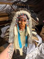Indianen hoofd, Huis en Inrichting, Woonaccessoires | Wanddecoraties, Ophalen, Gebruikt