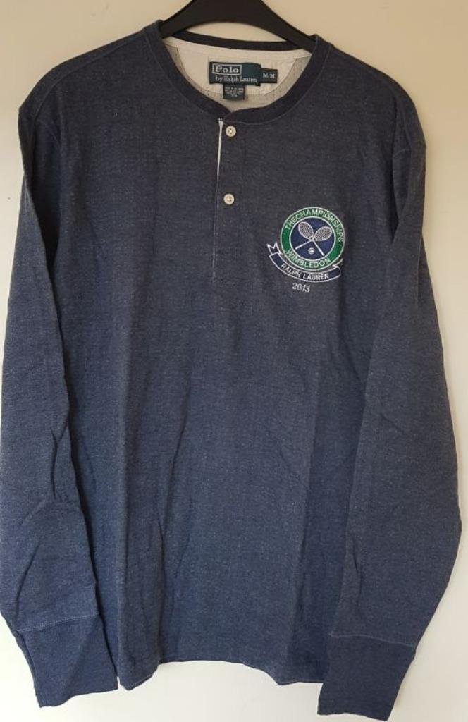 Maat M *SALE* Blauwe Ralph Lauren heren longsleeve *NIEUW*, Kleding | Heren, Truien en Vesten, Nieuw, Maat 48/50 (M), Blauw, Ophalen of Verzenden