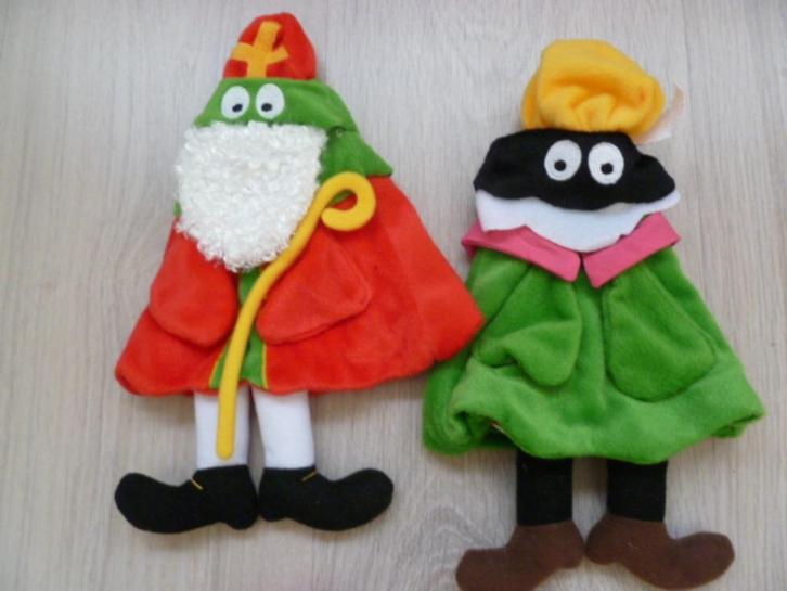 Sinterklaas - en Piet Sparky handpop. Nieuw., Diversen, Sinterklaas, Nieuw, Ophalen of Verzenden