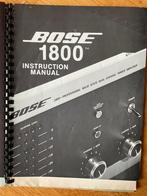 Bose Instuction manual,s., Ophalen of Verzenden, Zo goed als nieuw