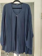 Z.g.a.n. donkerbauwe blouse van Ulla Popken, mt 50/52, Blauw, Blouse of Tuniek, Ulla Popken, Ophalen of Verzenden