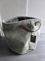 Senza vintage ribbel opbergmand - Oud groen - Nieuw, Minder dan 50 cm, Nieuw, Minder dan 50 cm, Ophalen of Verzenden