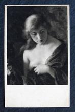 Nietsvermoedend laat ze haar kamerjas zakken, Marecek, Verzenden, Voor 1920, Ongelopen, Overige thema's