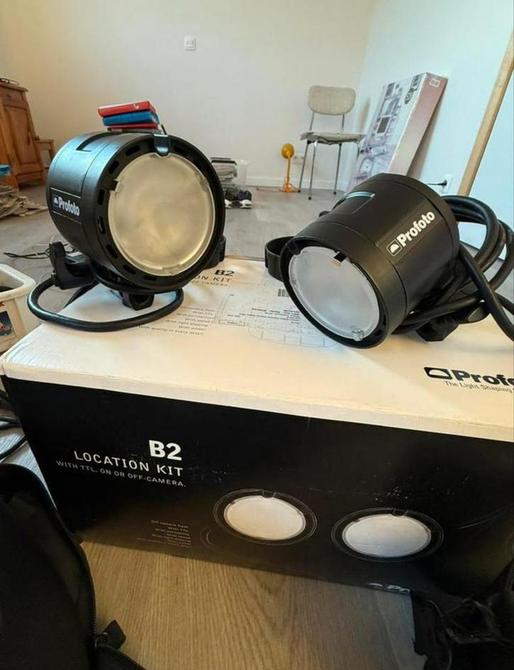 Profoto B2 Flitsset - Complete Set!, Audio, Tv en Foto, Fotografie | Flitsers, Zo goed als nieuw, Overige merken, Kantelbaar, Ophalen of Verzenden