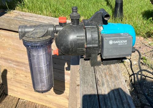 Gardena 3000/3 jet tuinpomp, Tuin en Terras, Waterpompen, Gebruikt, Elektrisch, Beregeningspomp, Ophalen