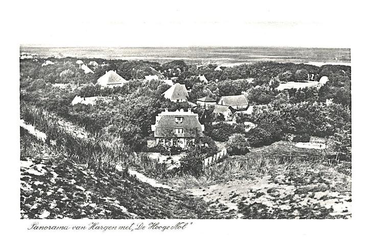 990590 Hargen De Hooge Nol 1938 NH Gelopen met postzegel, Verzamelen, Ansichtkaarten | Nederland, Gelopen, Noord-Holland, 1920 tot 1940