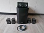 Canton 5.1 speakerset incl subwoofer en kabels, Audio, Tv en Foto, Luidsprekers, Zo goed als nieuw, Complete surroundset, 120 watt of meer