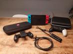 Nintendo Switch (HAC-001) met extra pro-controller, Ophalen of Verzenden, Gebruikt, Met 2 controllers, Switch Original