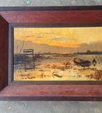 Olieverfschilderij N. Nicolaas Bastert schemering, Ophalen