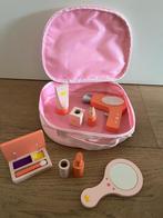 ZGAN: Make-up set van hout in tas van stof, Ophalen of Verzenden, Zo goed als nieuw, Overige typen