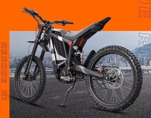 Snelle Krachtige Elektrische Crossmotor. E-Bike 72V. 12000W., Fietsen en Brommers, Brommers | Crossbrommers, Nieuw, Verzenden